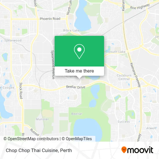 Mapa Chop Chop Thai Cuisine