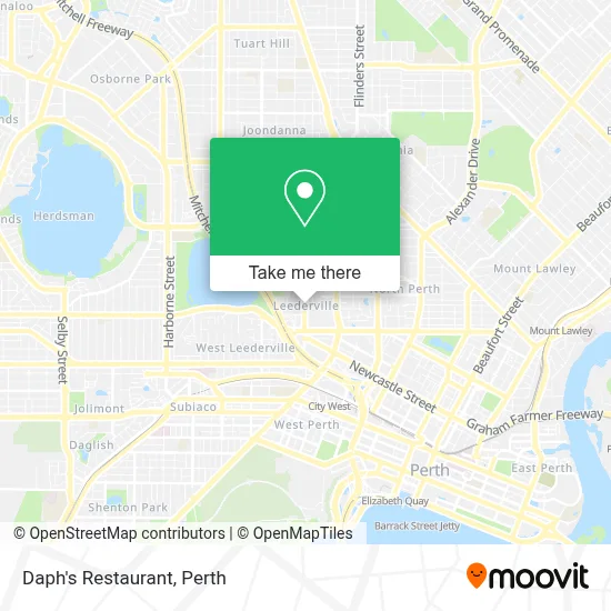 Mapa Daph's Restaurant