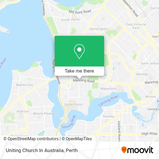 Mapa Uniting Church In Australia