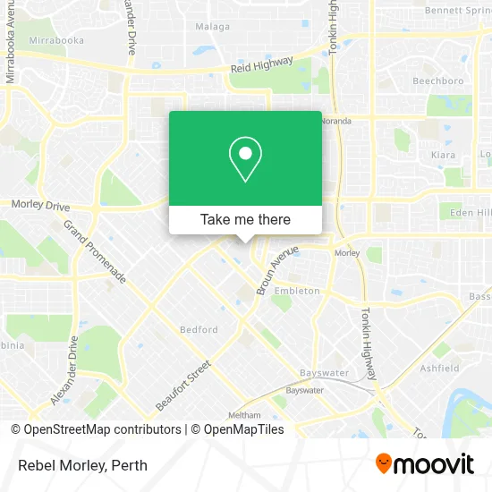 Mapa Rebel Morley