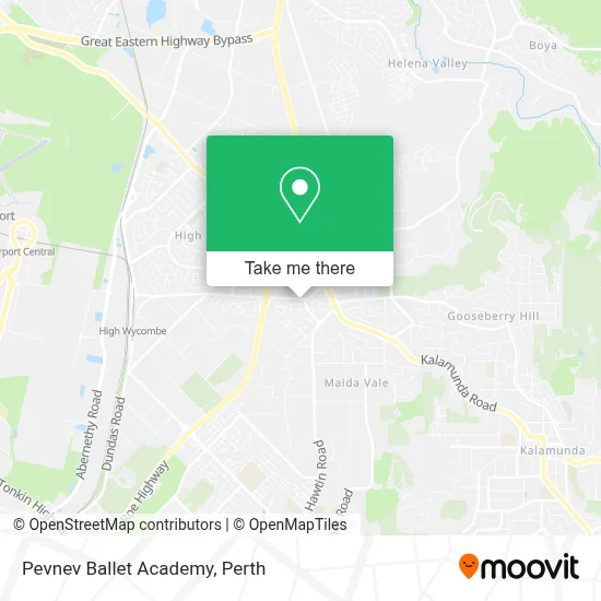 Mapa Pevnev Ballet Academy