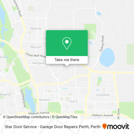 Mapa Star Door Service - Garage Door Repairs Perth