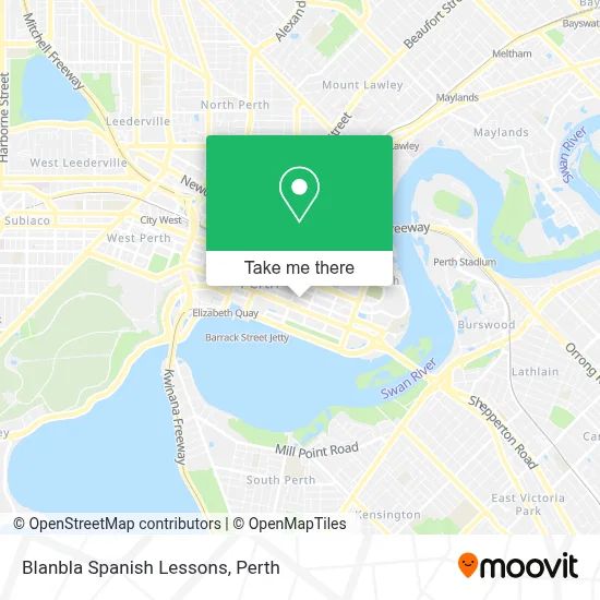 Blanbla Spanish Lessons map