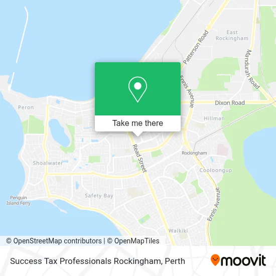 Mapa Success Tax Professionals Rockingham