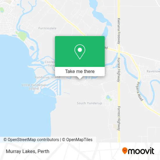 Mapa Murray Lakes