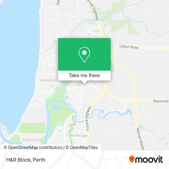H&R Block map