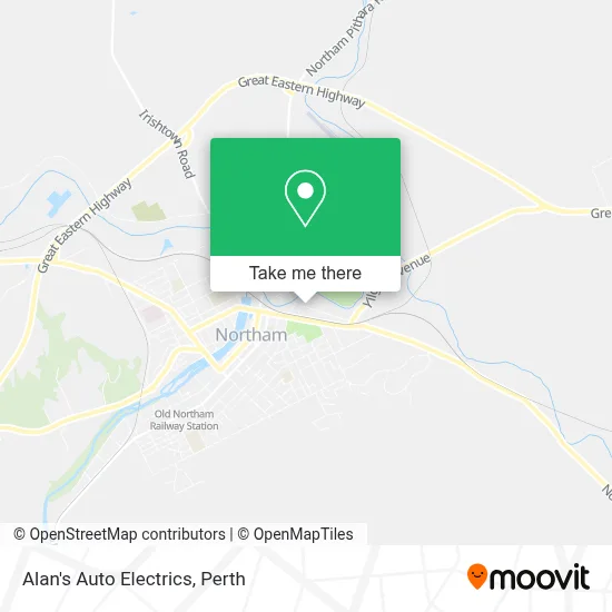 Mapa Alan's Auto Electrics