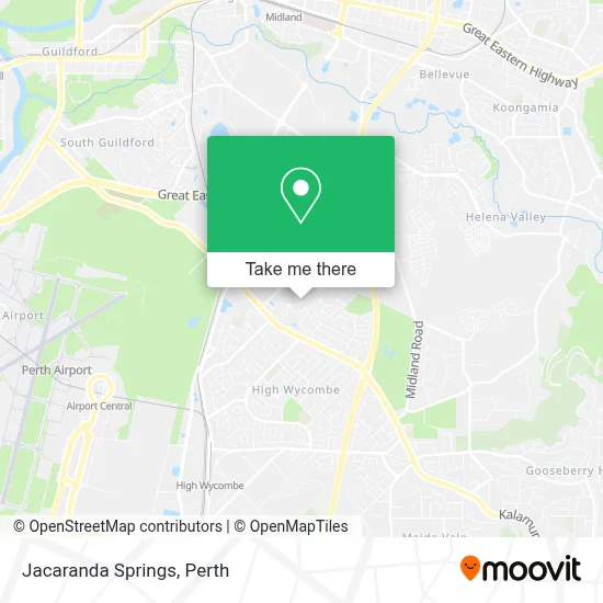 Mapa Jacaranda Springs