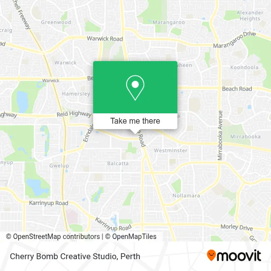 Mapa Cherry Bomb Creative Studio