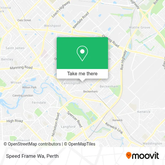 Speed Frame Wa map