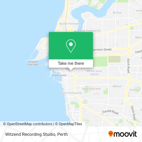 Mapa Witzend Recording Studio