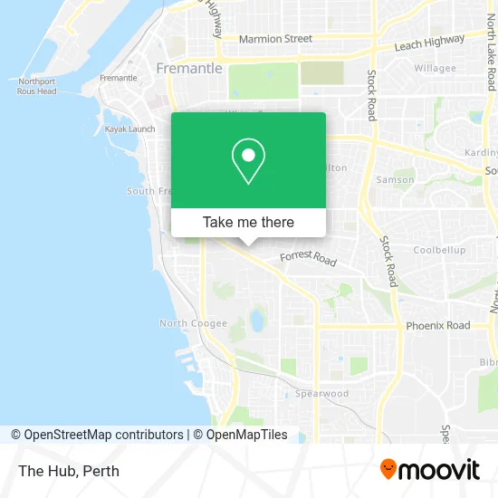 Mapa The Hub