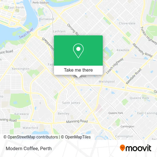 Mapa Modern Coffee