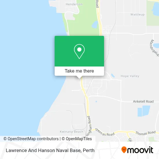 Mapa Lawrence And Hanson Naval Base