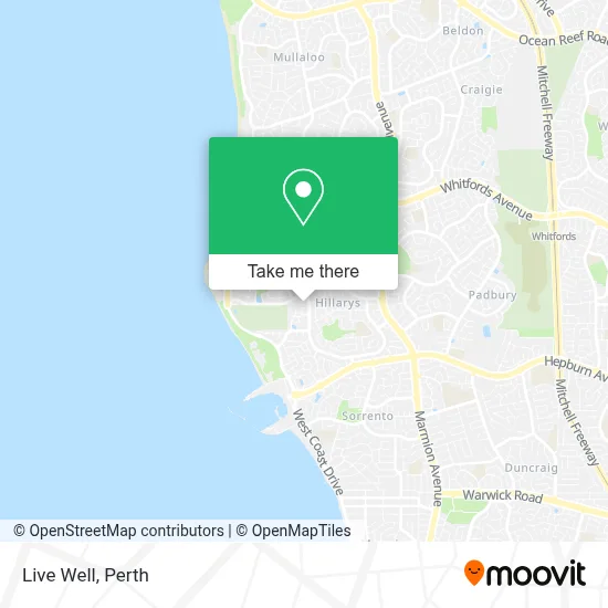 Mapa Live Well