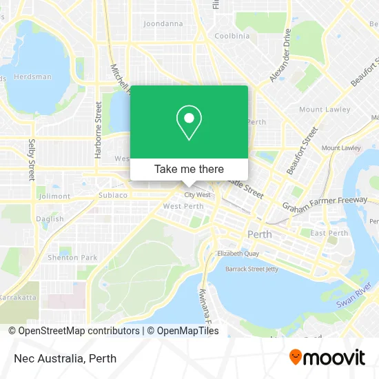 Mapa Nec Australia