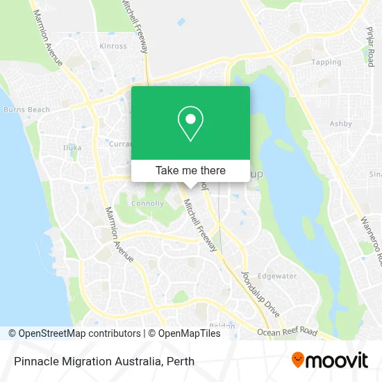 Mapa Pinnacle Migration Australia