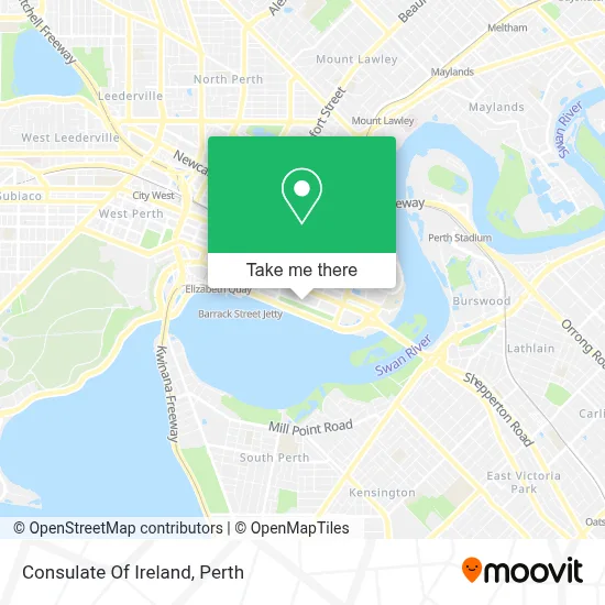 Mapa Consulate Of Ireland