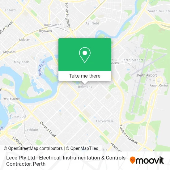 Lece Pty Ltd - Electrical, Instrumentation & Controls Contractor map