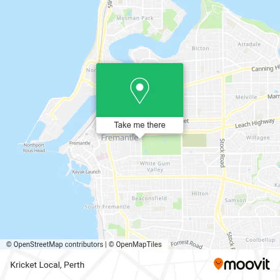 Kricket Local map