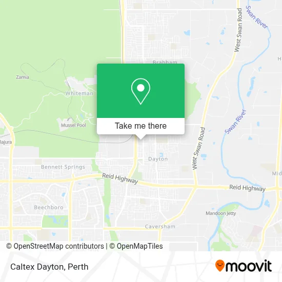 Mapa Caltex Dayton