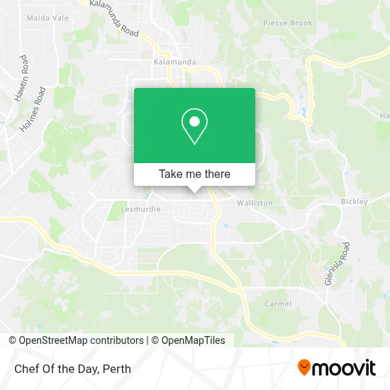 Mapa Chef Of the Day