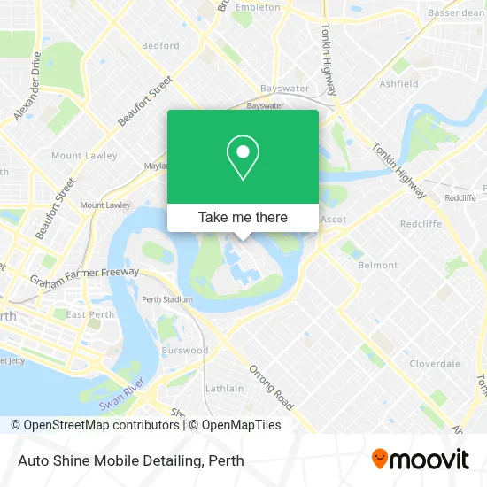 Mapa Auto Shine Mobile Detailing