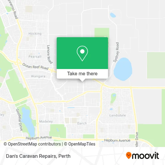 Mapa Dan's Caravan Repairs