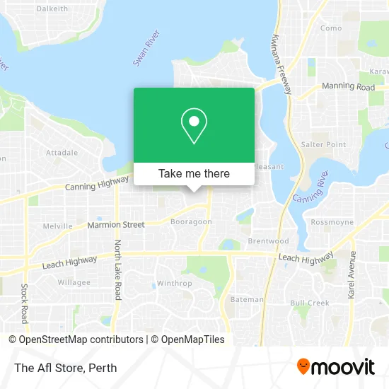 Mapa The Afl Store