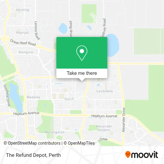 Mapa The Refund Depot