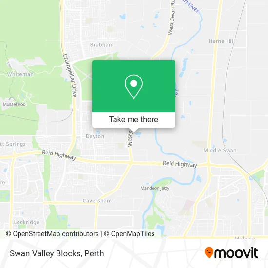 Mapa Swan Valley Blocks