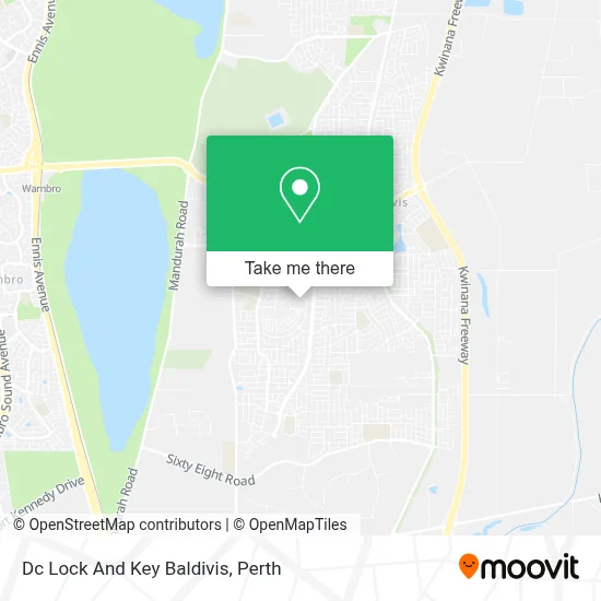 Mapa Dc Lock And Key Baldivis