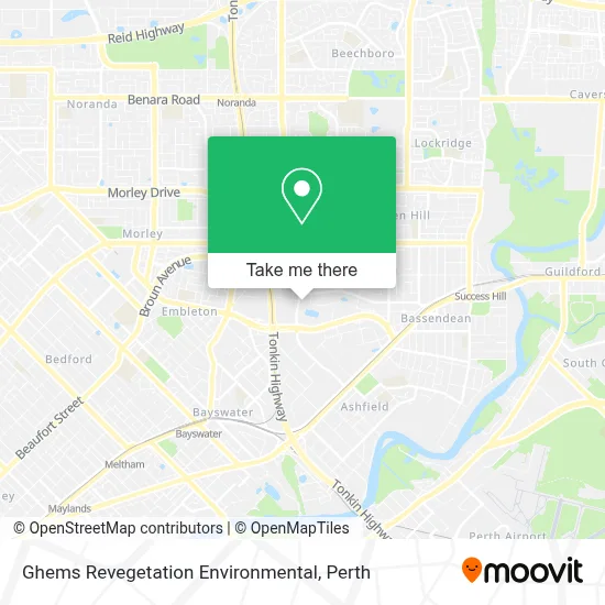 Mapa Ghems Revegetation Environmental
