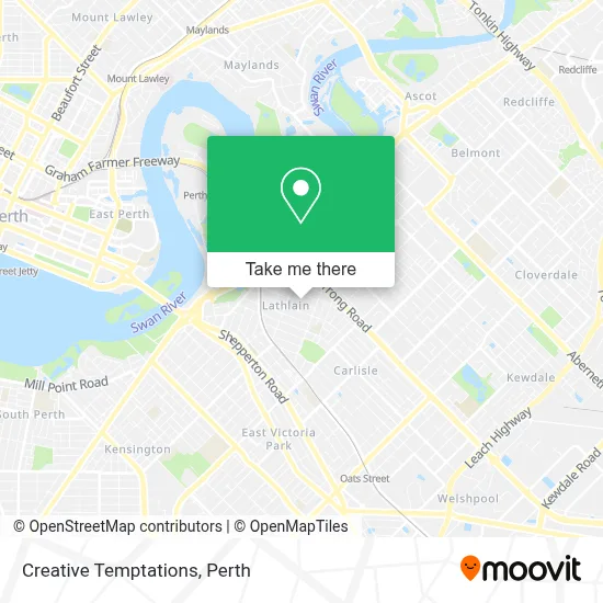 Creative Temptations map