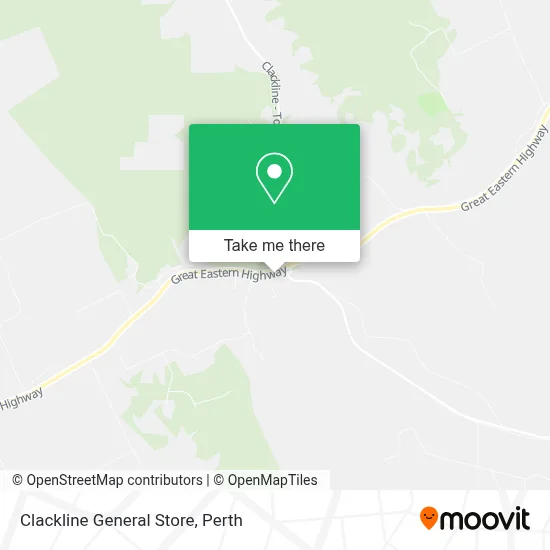 Clackline General Store map