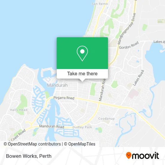 Mapa Bowen Works