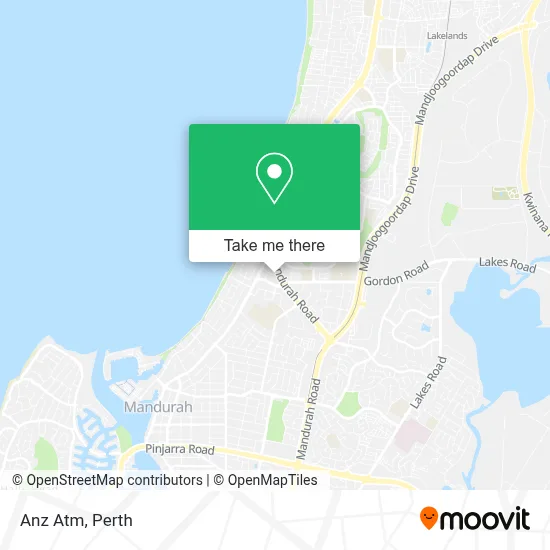 Mapa Anz Atm