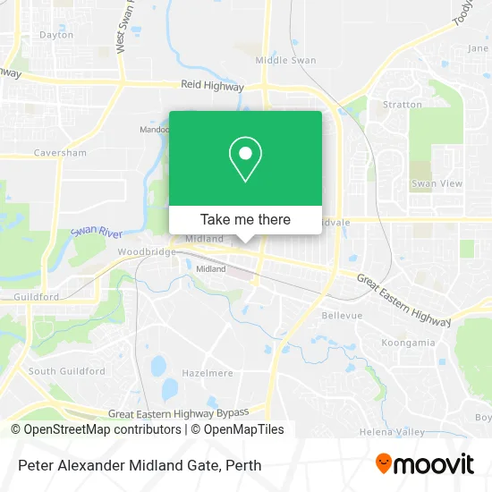 Mapa Peter Alexander Midland Gate