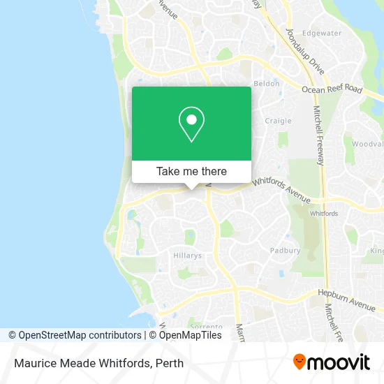 Mapa Maurice Meade Whitfords
