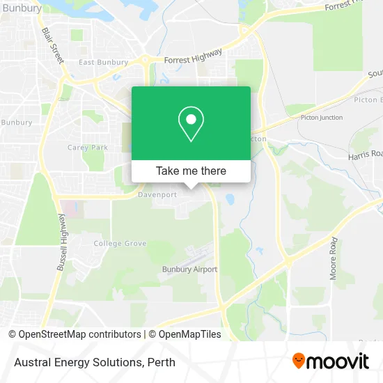 Mapa Austral Energy Solutions