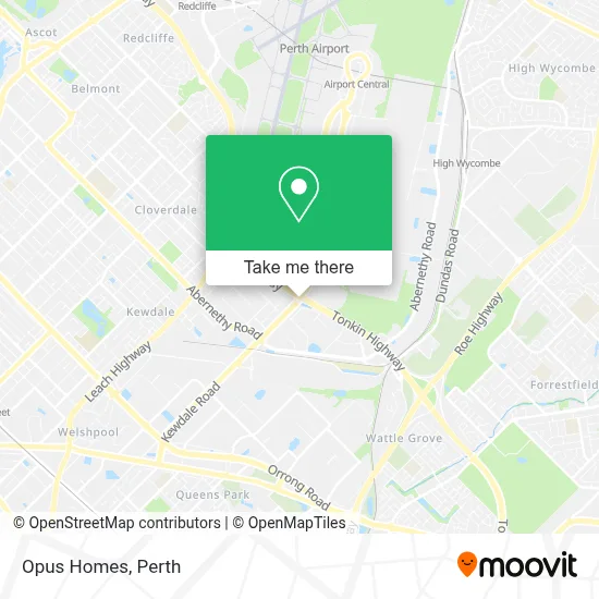 Mapa Opus Homes