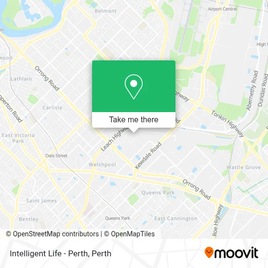 Mapa Intelligent Life - Perth