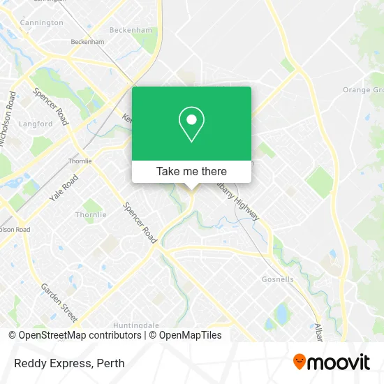 Mapa Reddy Express