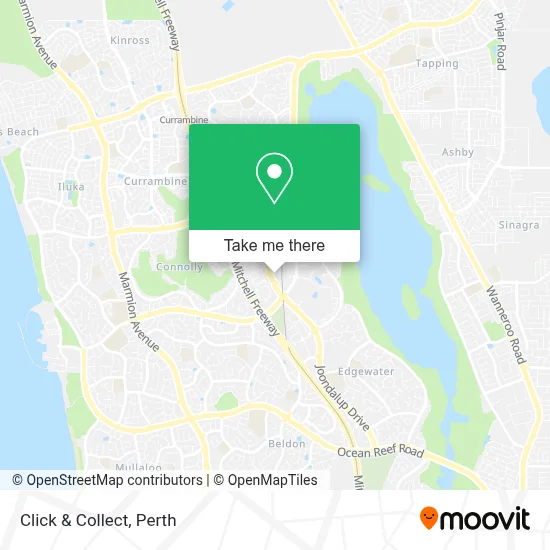 Click & Collect map