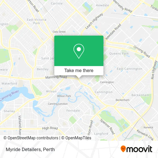 Mapa Myride Detailers
