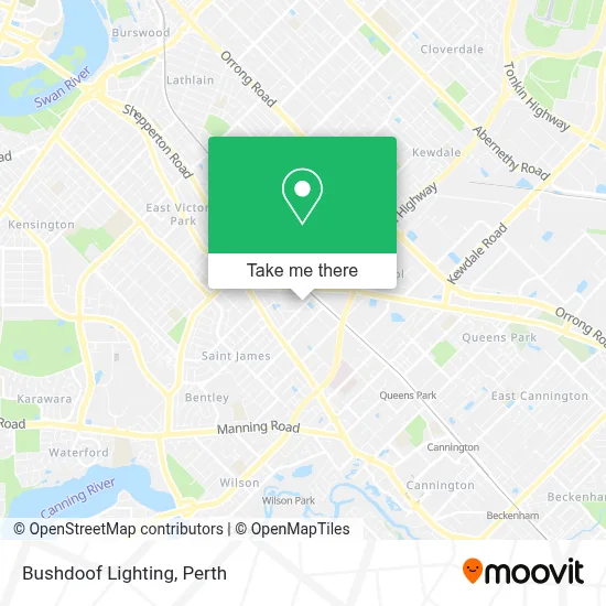 Mapa Bushdoof Lighting