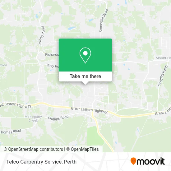 Telco Carpentry Service map