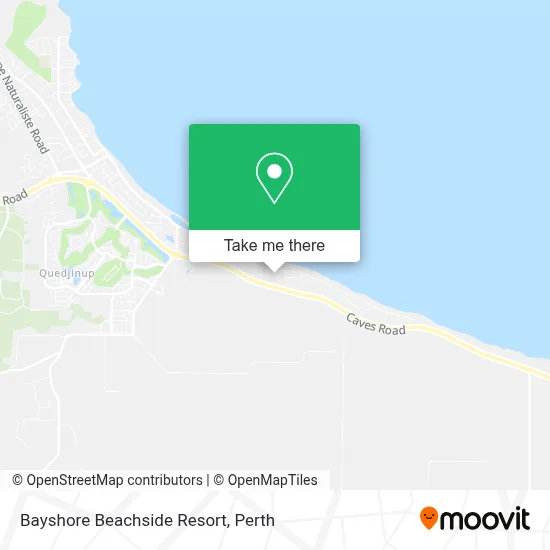 Mapa Bayshore Beachside Resort