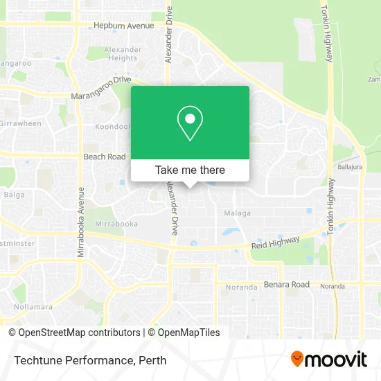 Techtune Performance map