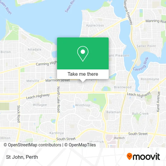 Mapa St John